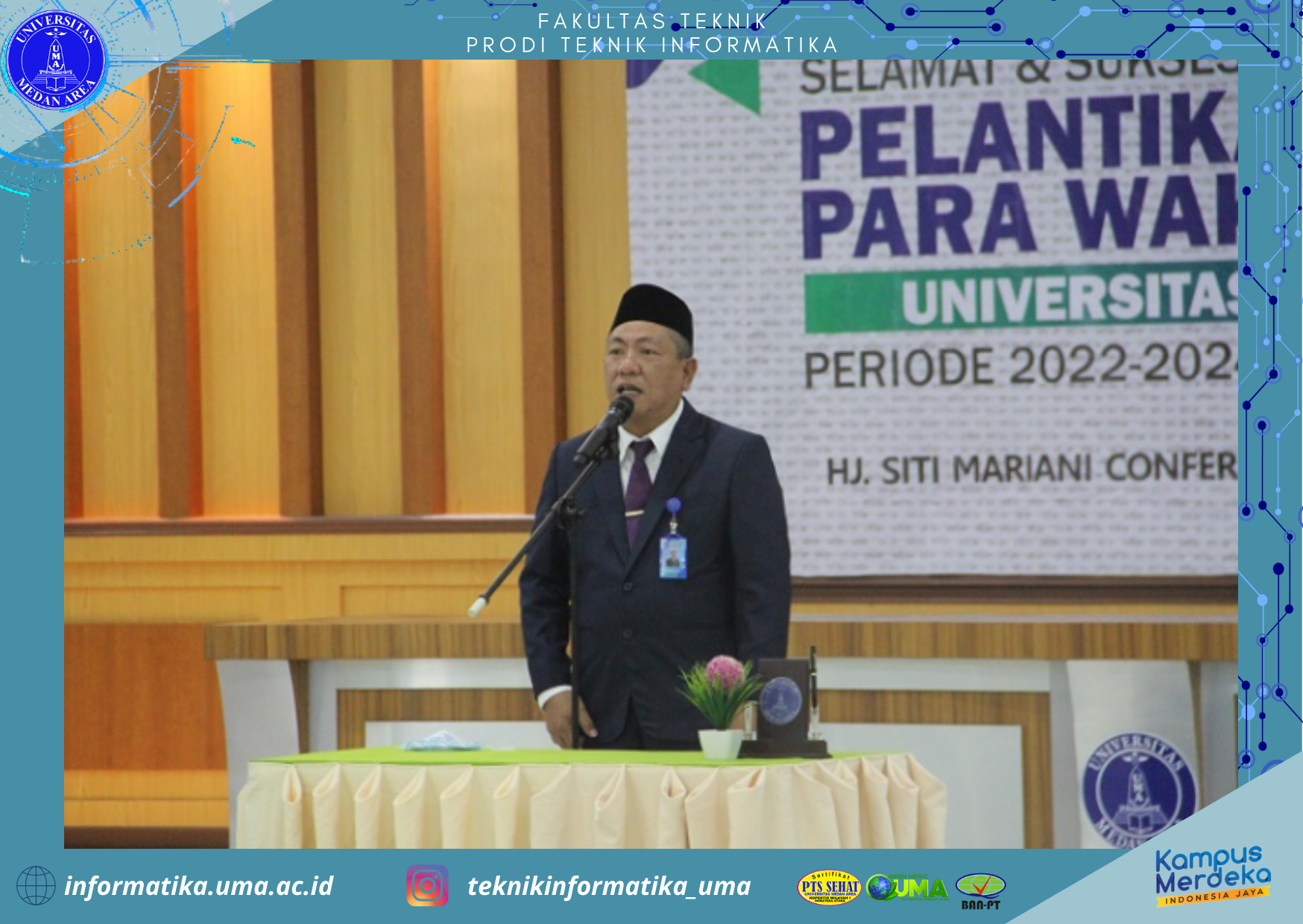 Pelantikan Wakil Rektor UMA Periode 2022-2024