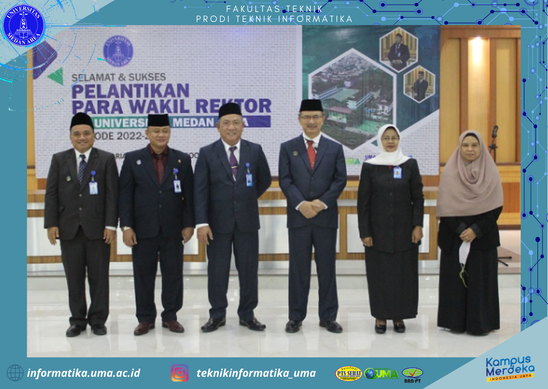 Pelantikan Wakil Rektor UMA Periode 2022-2024